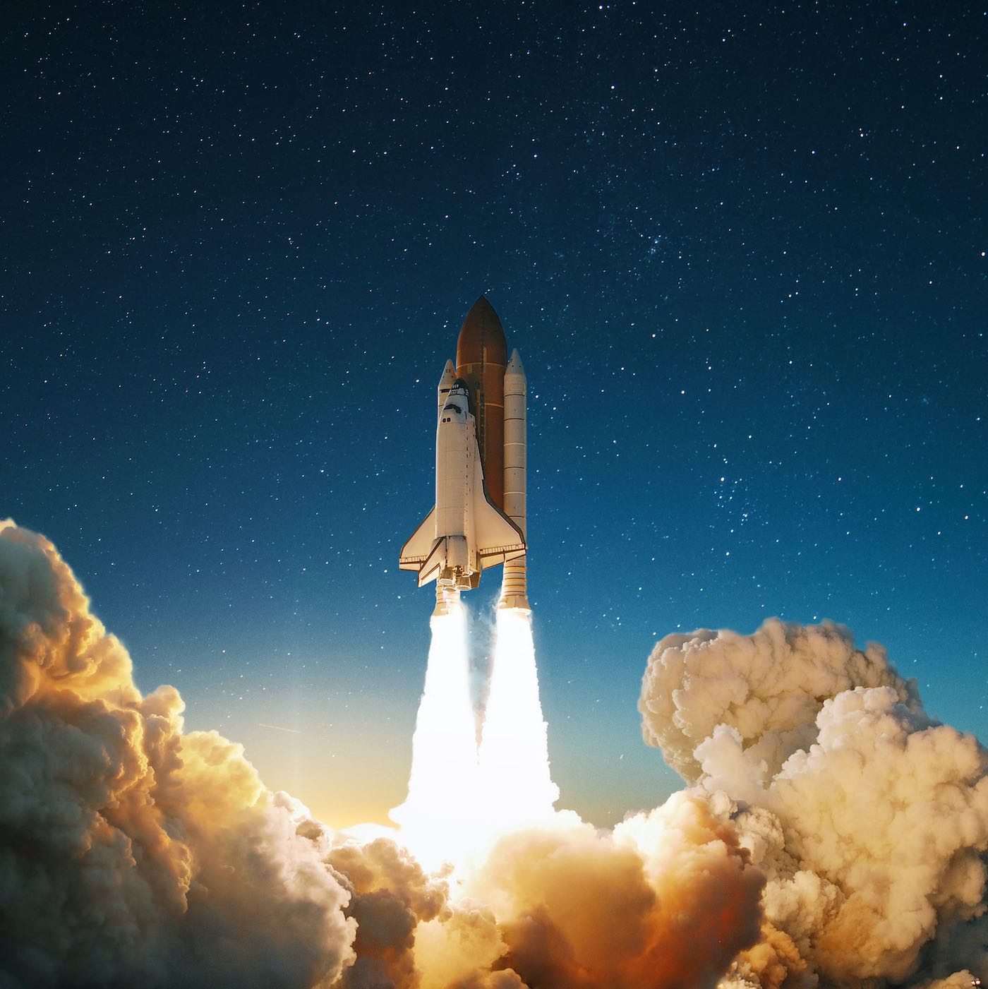 graphic of a rocket ship engaging thrusters to illustrate your INFINI marketing strategy 