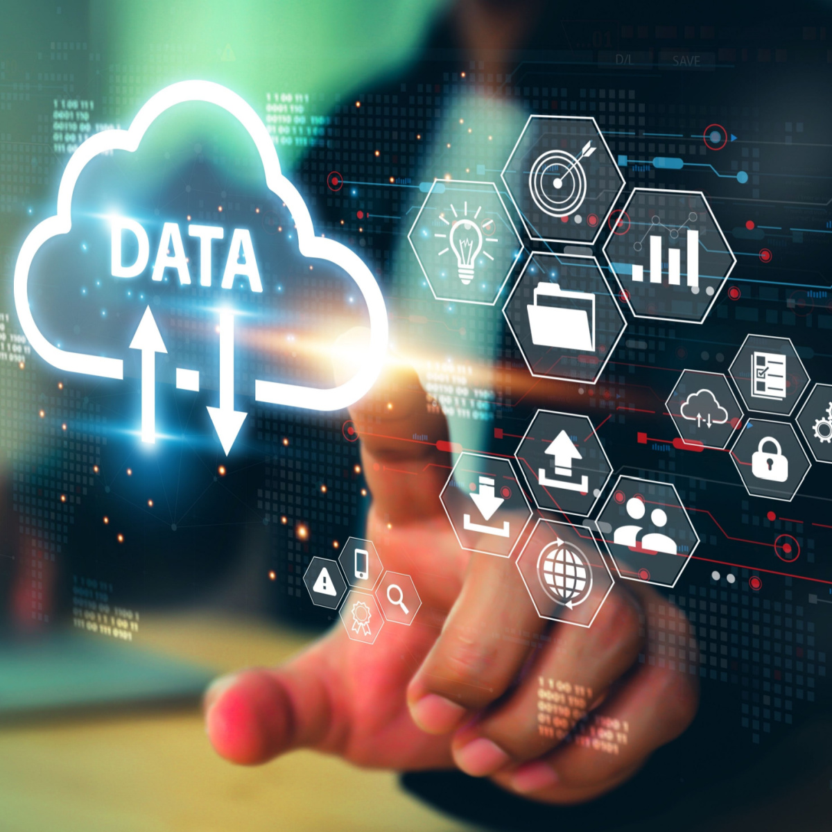 Houston digital marketer does a security backup for their client.