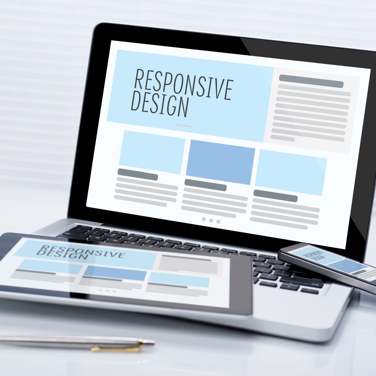 Implementing responsive Houston web design