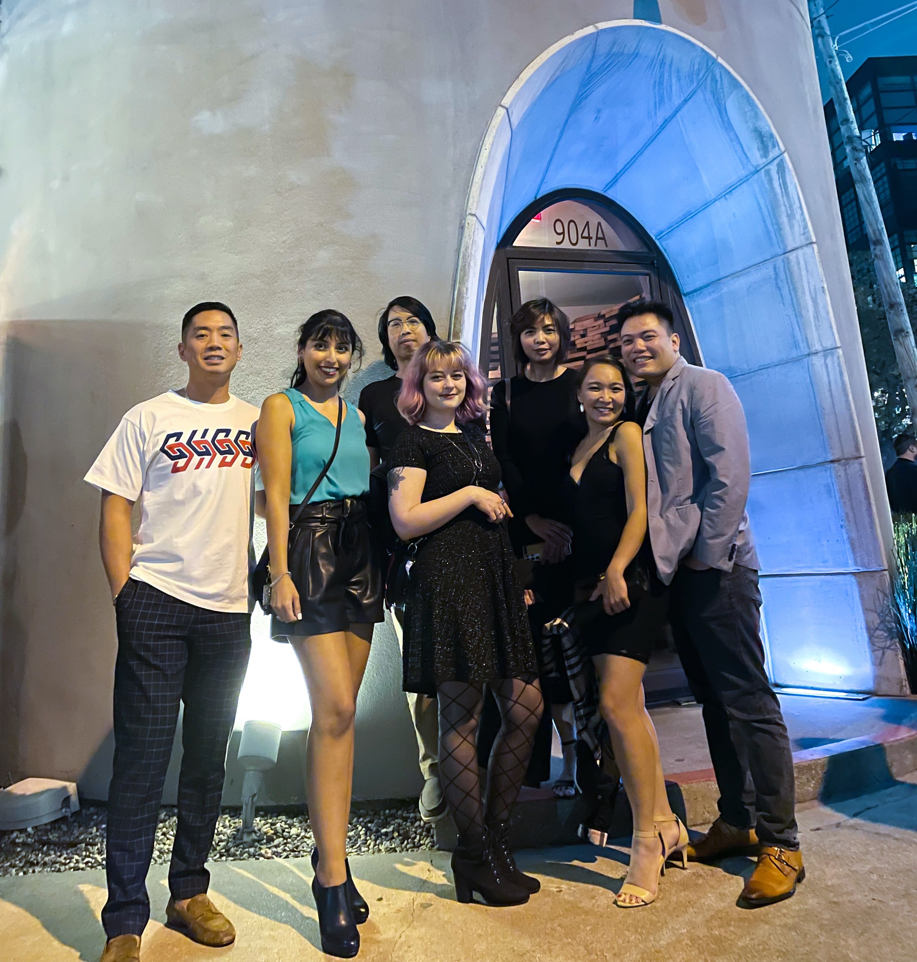 Houston marketing firm INFINI Marketing at team dinner 2022