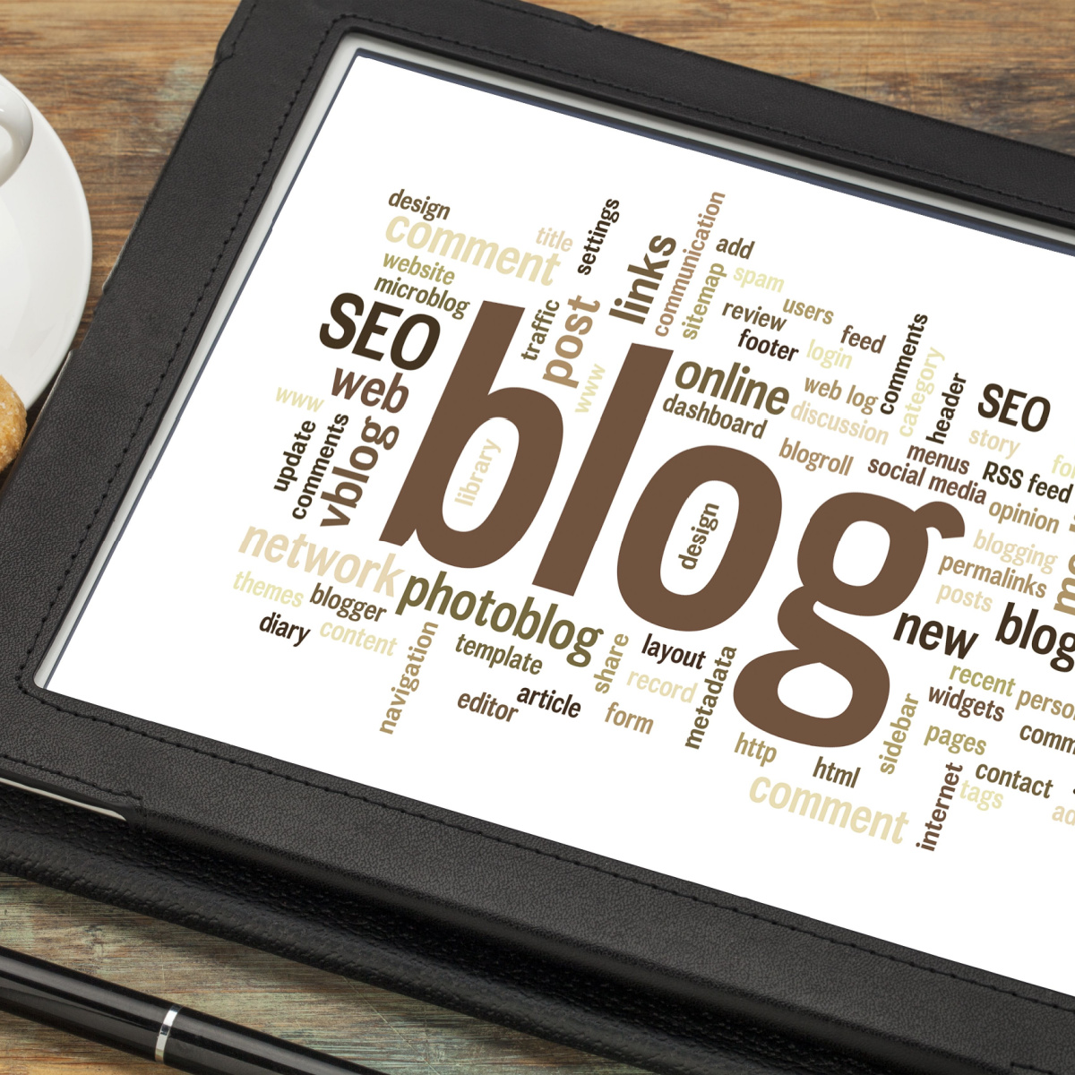 blog and related words