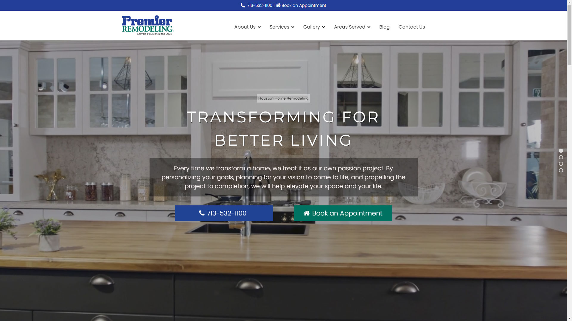 Premiere Remodeling Homepage
